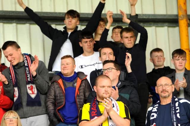 New Bayview - Methil -  Fife - East Fife v Raith -  FANS -credit- Fife Photo Agency