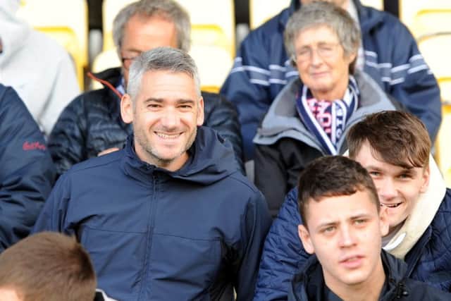 Raith fans were looking forward to the derby ahead of kick-off.