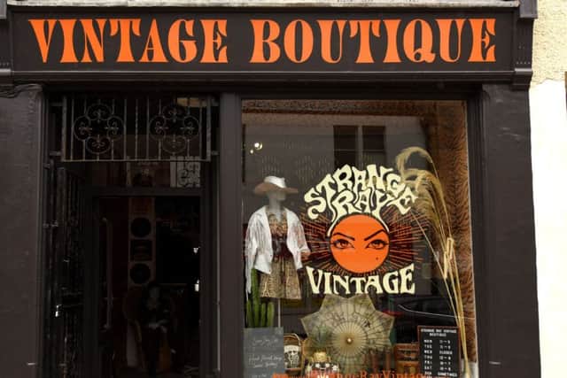 The new vintage boutique is based in the Merchants' Quarter. Pic: Fife Photo Agency.
