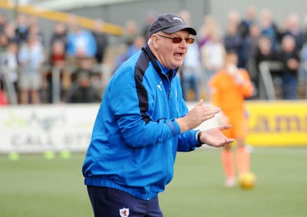 Raith Rovers manager John McGlynn. Pic: Fife Photo Agency