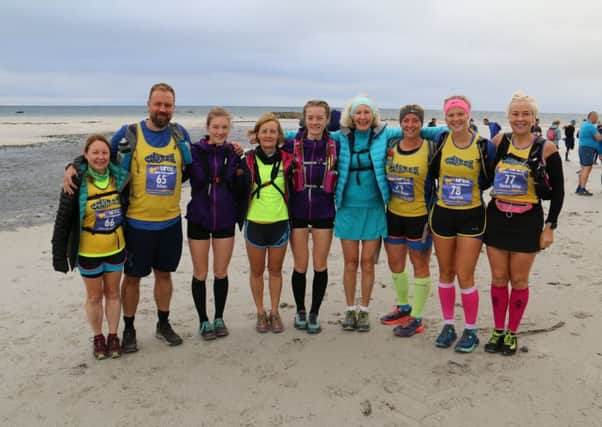 The Haddies who raced at the Tiree Ultra.