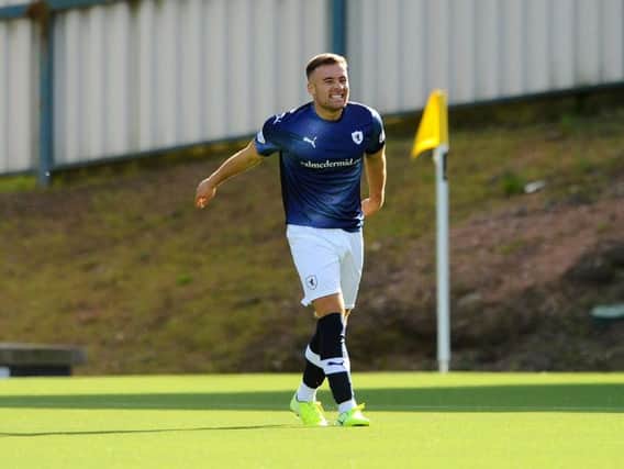 Raith Rovers striker Lewis Vaughan made his comeback from the bench on Saturday. Pic: Michael Gillen