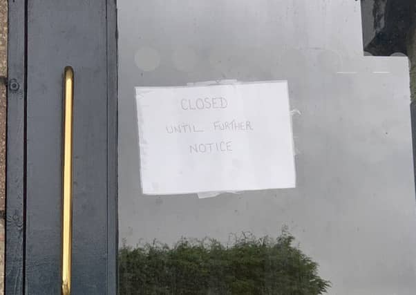 The Steadings in Kirkcaldy has closed