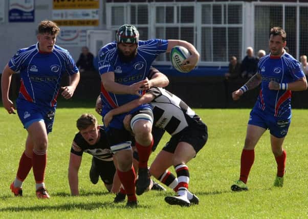 Jacob Ramsay on the attack for Kirkcaldy v Dumfries (All pics by Michael Booth)