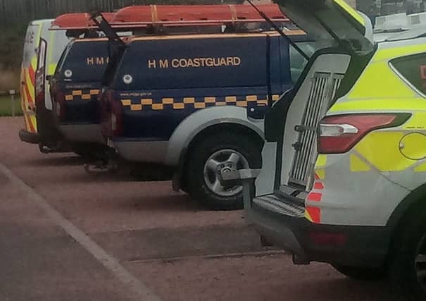 The emergency services are in attendance.