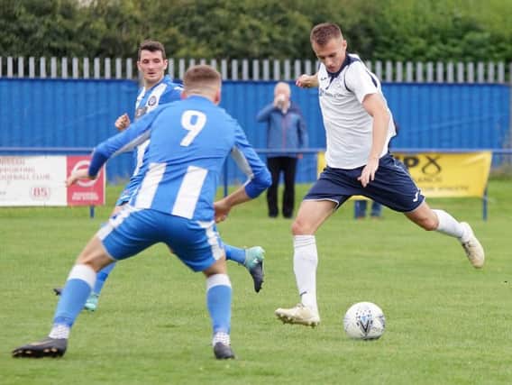Action from Saturday's match in Penicuik. Pic: George Wallace