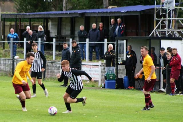 Newburgh will aim to bounce back when they host Sauchie. Pic by Graham Strachan.
