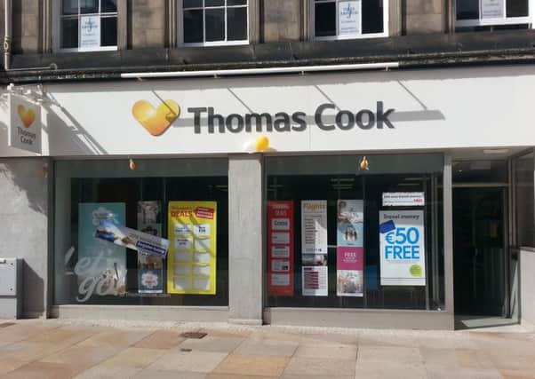 Thomas Cook, Kirkcaldy shop