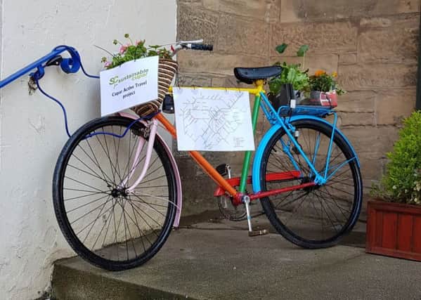 Sustainable Cupar created plans for routes around the town.