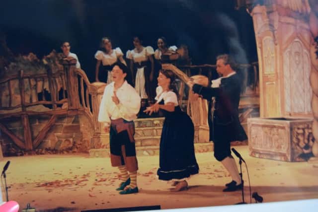 Hollywood star James McAvoy playing Bobby Buckfast in panto at the Adam Smith Theatre, Kirkcaldy in 2000