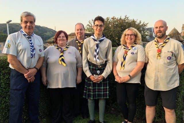11th Fife Scout Group members.