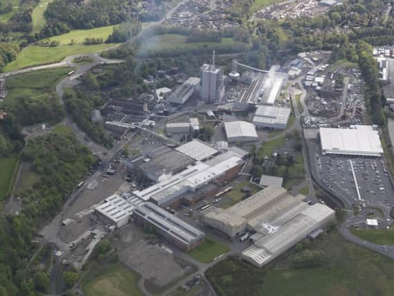 The 130-acre site of the former Tullis Russell paper mill in Glenrothes.
