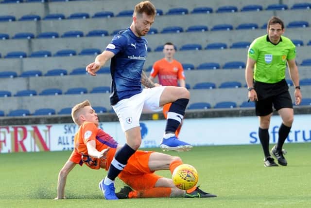 Stark's Park - Kirkcaldy - Fife - Raith v Glenavon - Brad Spencer - credit- Fife Photo Agency