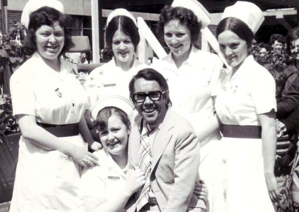 Ronnie Corbett at the summer fete organised by  the Friends of Victoria & Whyteman's Brae Hospitals.
