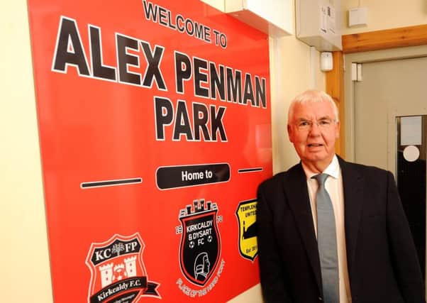 Alex Penman Park - Kirkcaldy - Fife -
Sponsor Alex Penman, 
credit- Fife Photo Agency