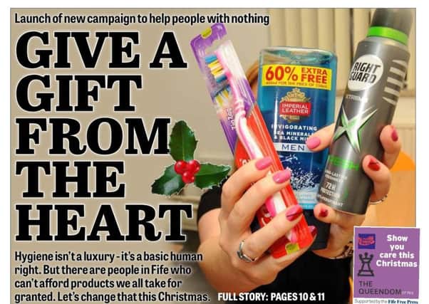 Fife Free Press, P1 launch for Christmas campaign