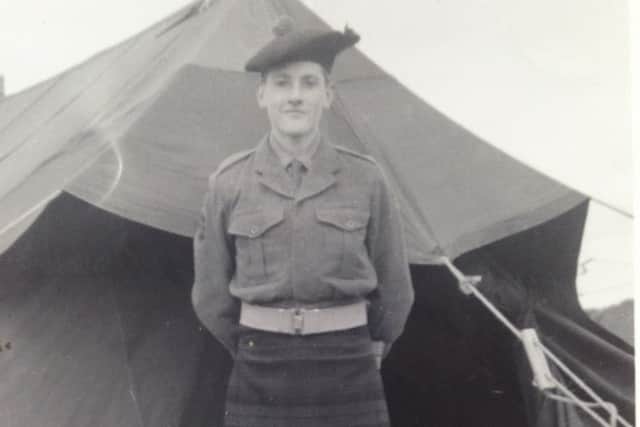 A sense of adventure...saw Alex join the Black Watch in 1961 before moving to the Royal Engineers a year later.