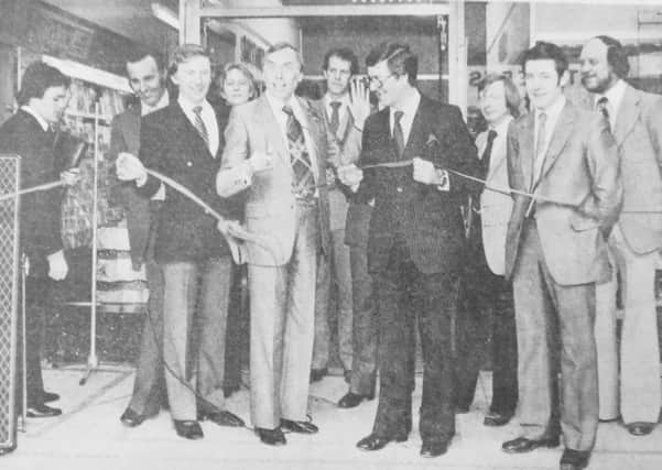 Larry Grayson, star of BBC's Generation Game, officially opens Kirkcaldy Market Hall
