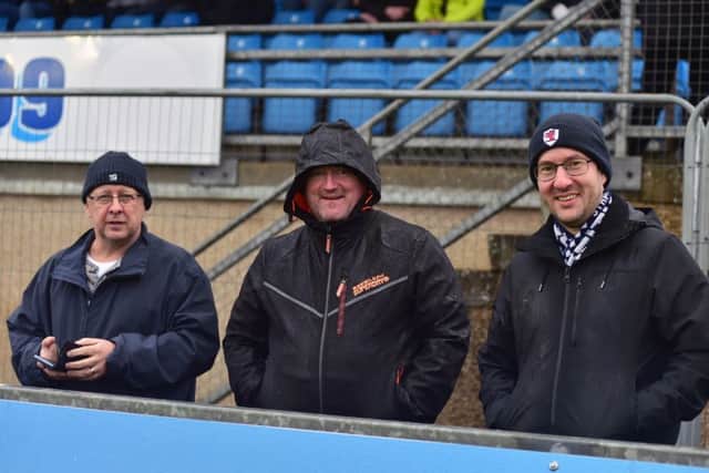 Raith fans at Balmoor