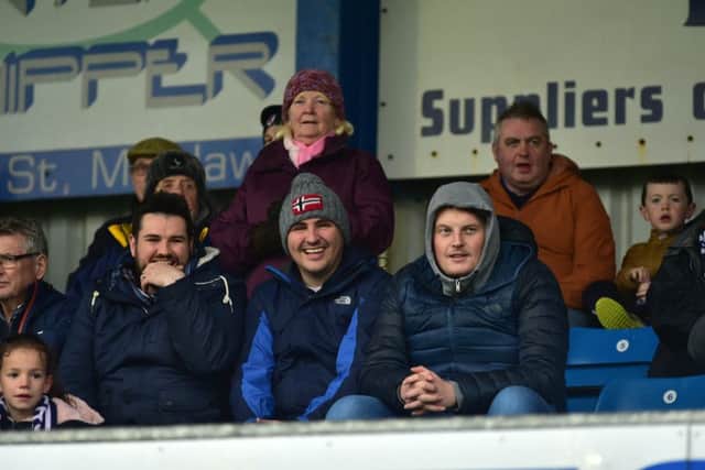 Raith fans at Balmoor