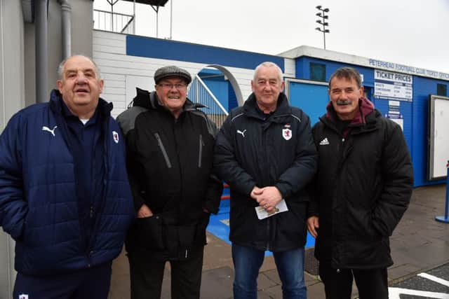 Raith fans at Balmoor