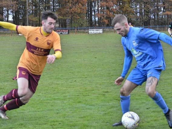 Action from KSH's home defeat to Whitburn.
