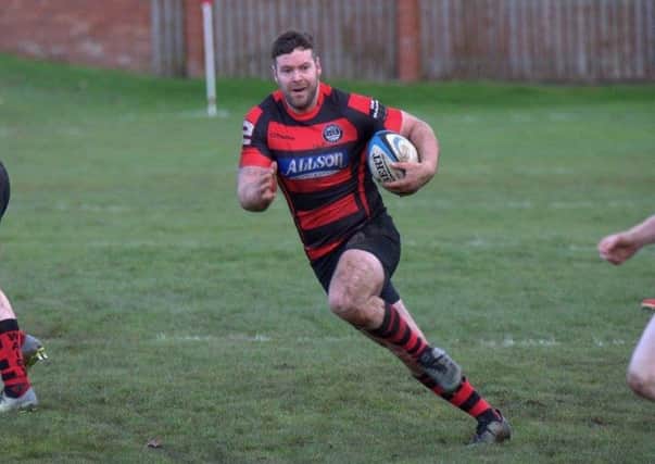 Adam Shaw was one of Waid's try scorers (Pic by Mark Paton)