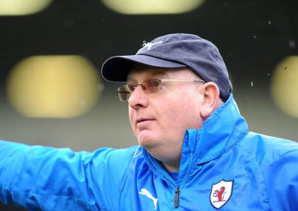 Raith Rovers manager John McGlynn. Pic: Michael Gillen