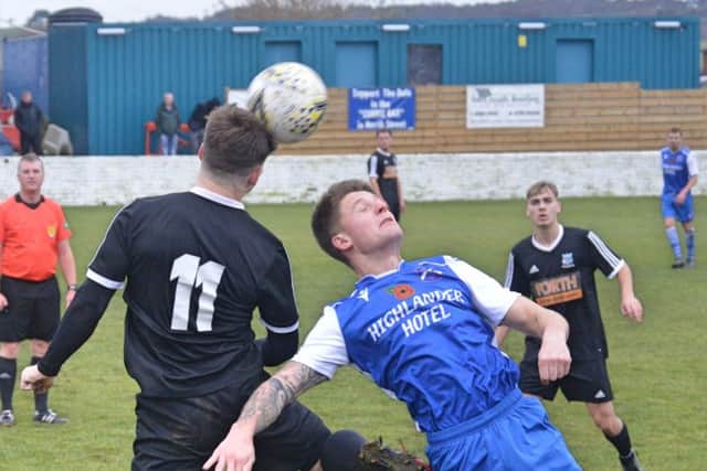 Liam Craig in action for Kennoway against Armadale.