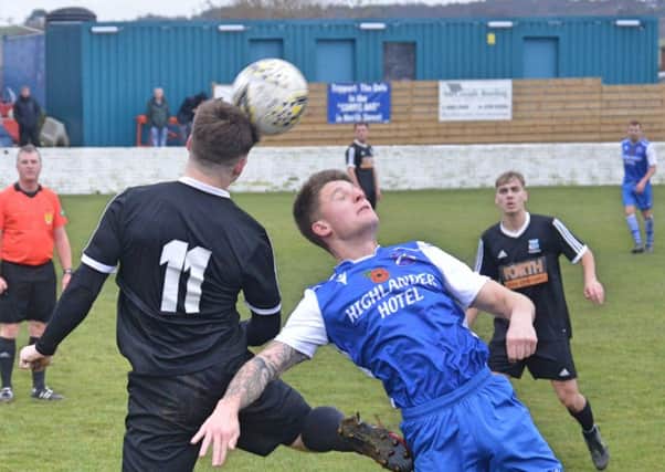 Liam Craig in action for Kennoway against Armadale.