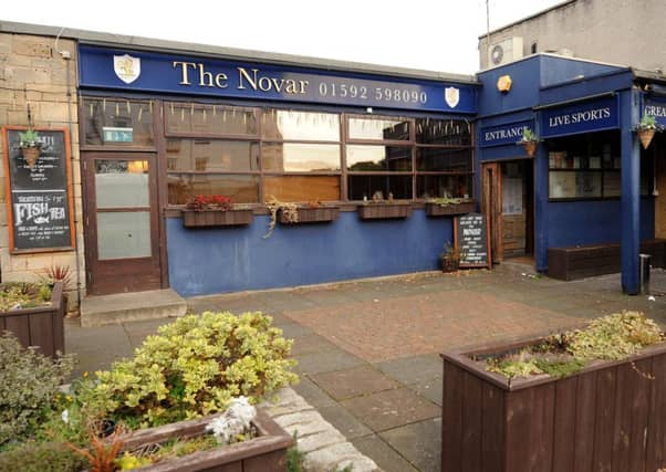 The incident took place in the street outside the Novar Bar in Kirkcaldy in August. Pic: Fife Photo Agency.