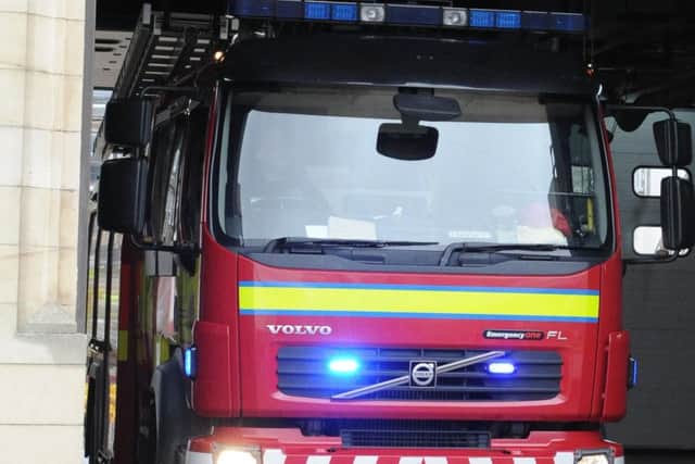 Three appliances brought the blaze under control.