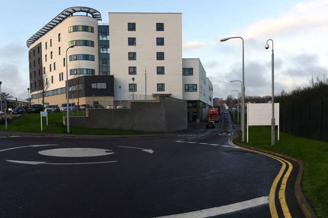 The boy was taken to Victoria Hospital.