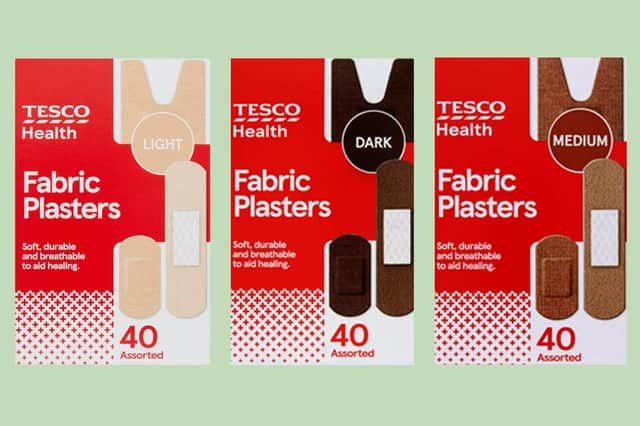 These are the new plasters from Tesco (Photo: Tesco)