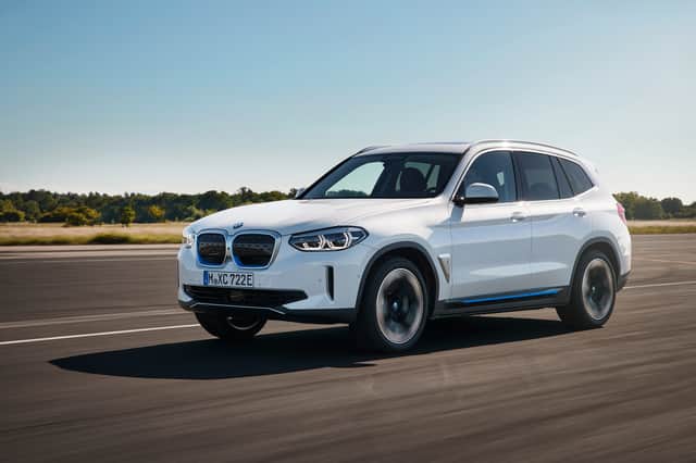 BMW says the iX3’s 282bhp electric motor, driving the rear axle will propel the car from 0-62mph in 6.8 seconds (Photo: BMW Group)