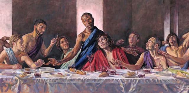Wadsworth's apinting depicts Jesus as a black man (Lorna May Wadsworth)